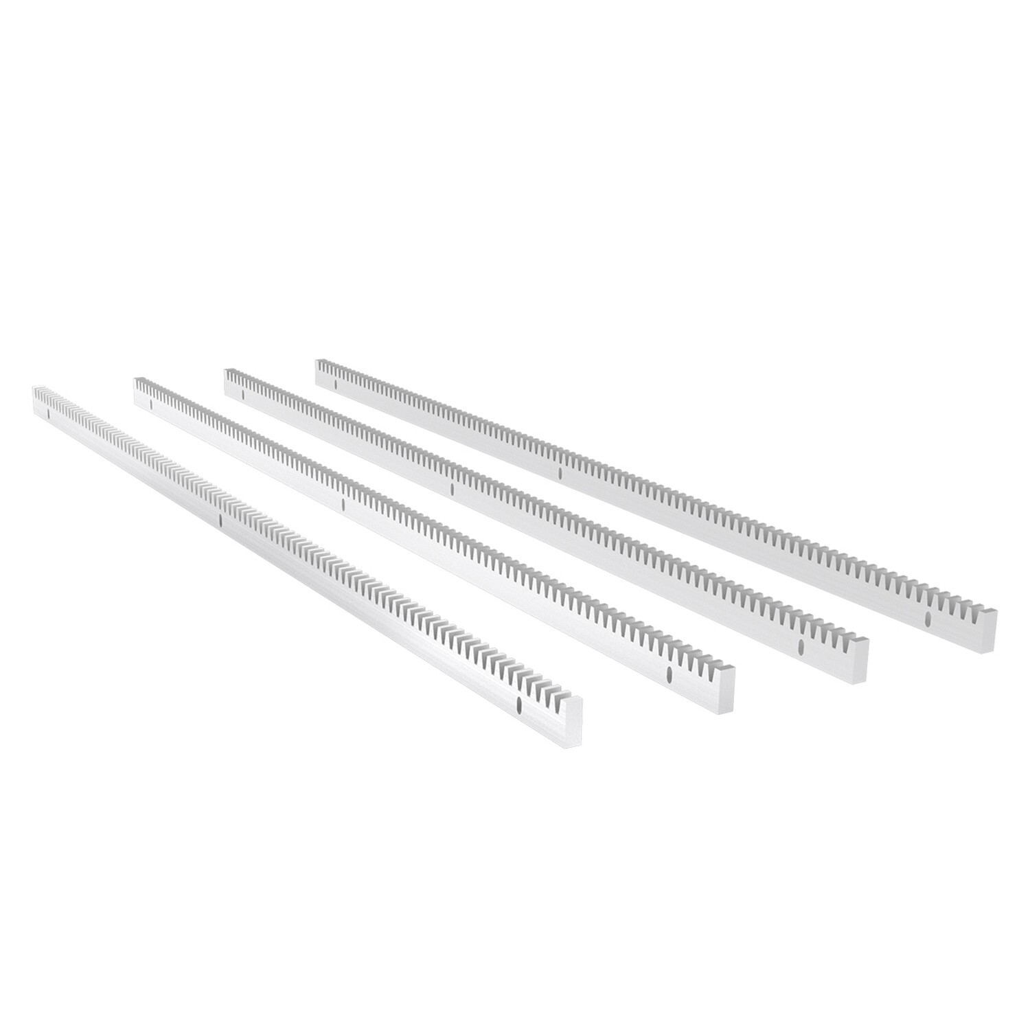 Blütezeit Gear Racks 4pcs Pack for Sliding Gate Opener 13.12ft w/ Hardware Kit