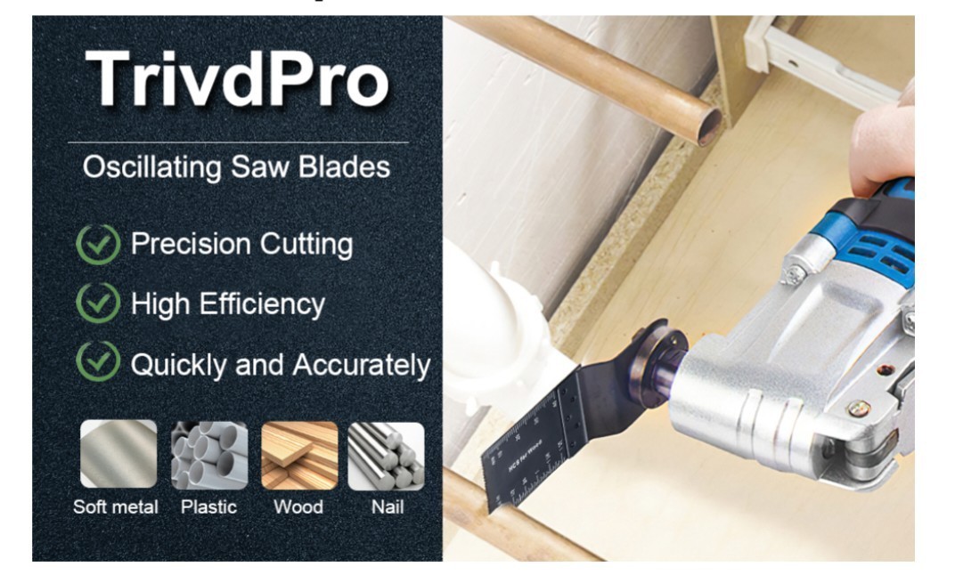 200 Pcs Oscillating Tool Blades, Professional Universal Oscillating Saw Blades