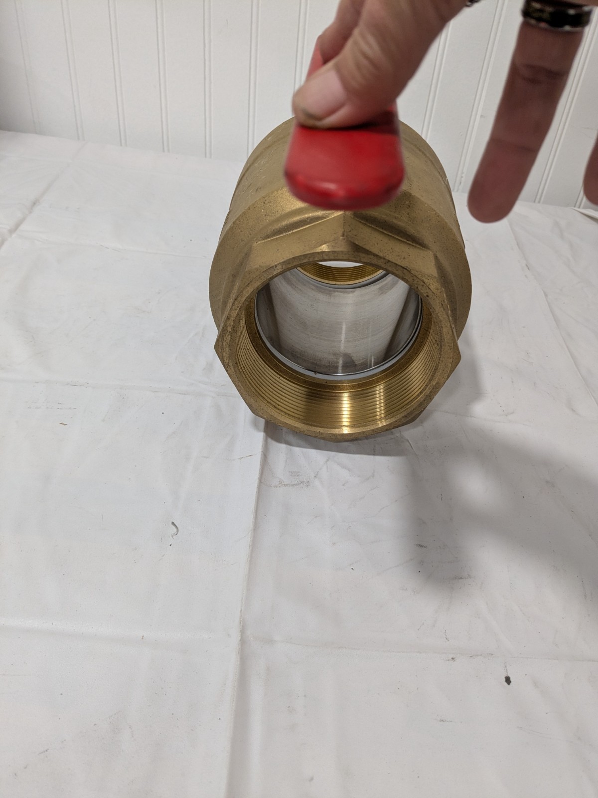 Full Port Manual Ball Valve: 4″ Pipe, Full Port FNPT x FNPT TXN400