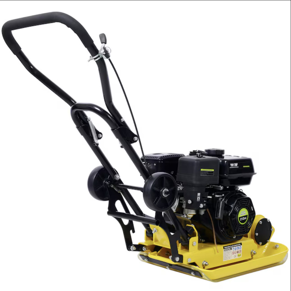 Siavonce 7 HP Plate Compactor For Soil Sand Gravel Asphalt Free Shipping