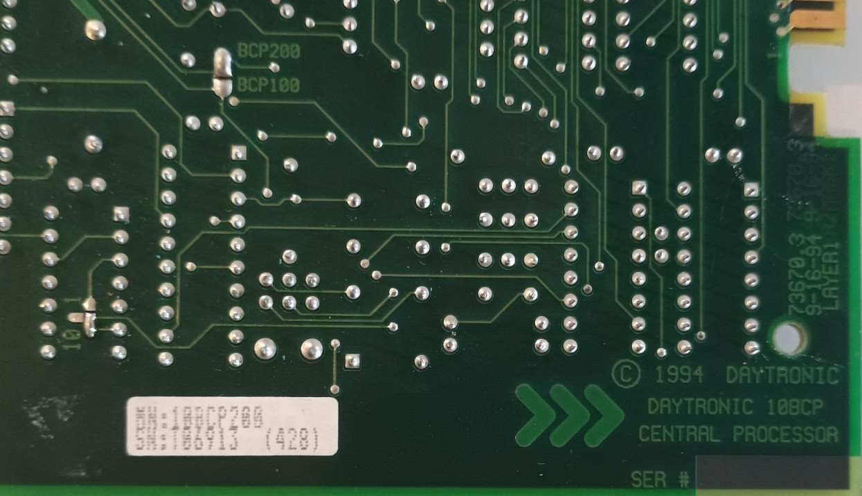 Daytronic 10BCP200 Signal Card – Warranty !