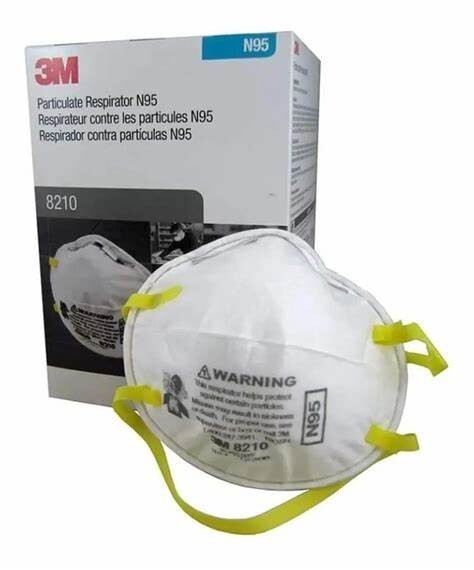 3M 8210 Particulate Respirator 8210, N95 Masks (20/Box)