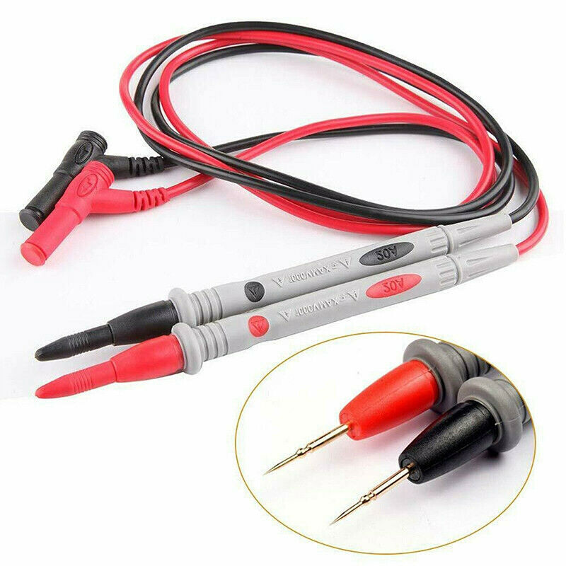 Multimeter Test Leads for Meter Electrical Alligator Clip Probes 1000V 20A