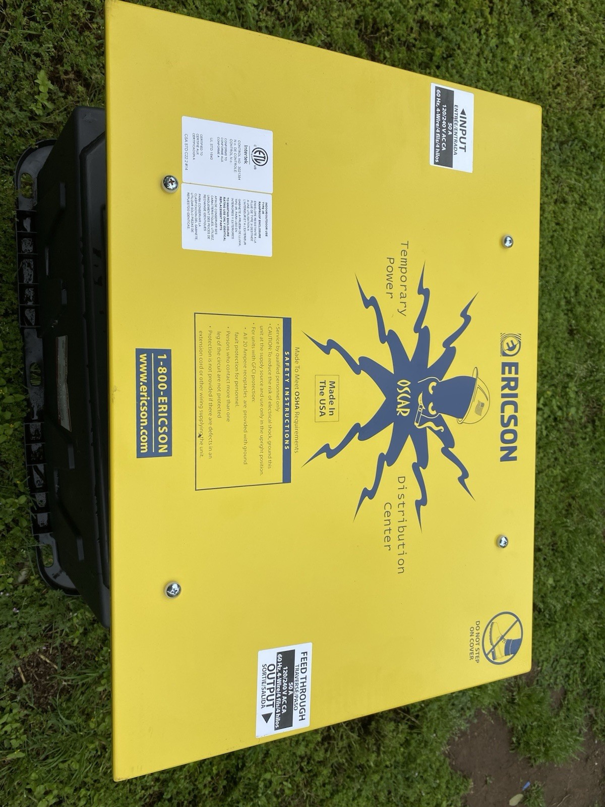 ERICSON 1066FS Oscar 1066 50-AMP 50A Power Distribution Unit w/ GFCI