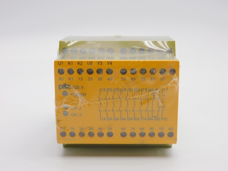 PILZ PZE-9-24VDC-8N/O-1N/C 774150 24.0VDC 8A NSNP