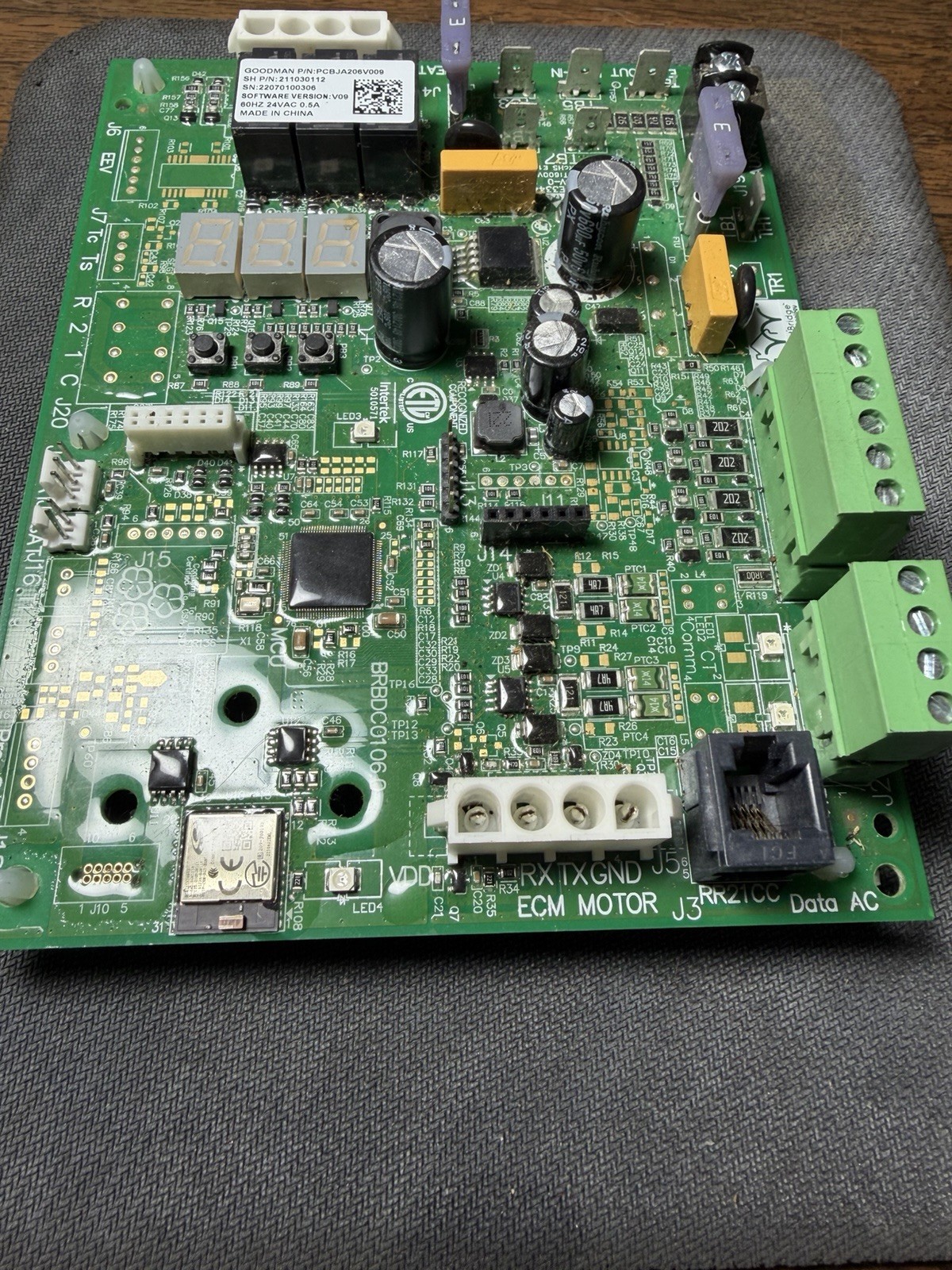 Goodman PCBJA206V009S Control Board