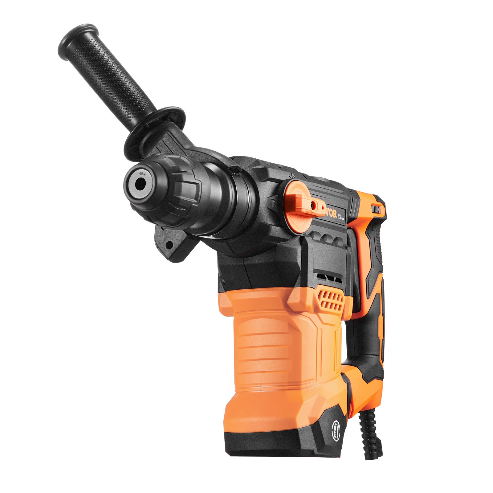 VEVOR Rotary Hammer Drill Corded Drills 1-1/4″ 4 Modes SDS-Plus Chipping Hammers