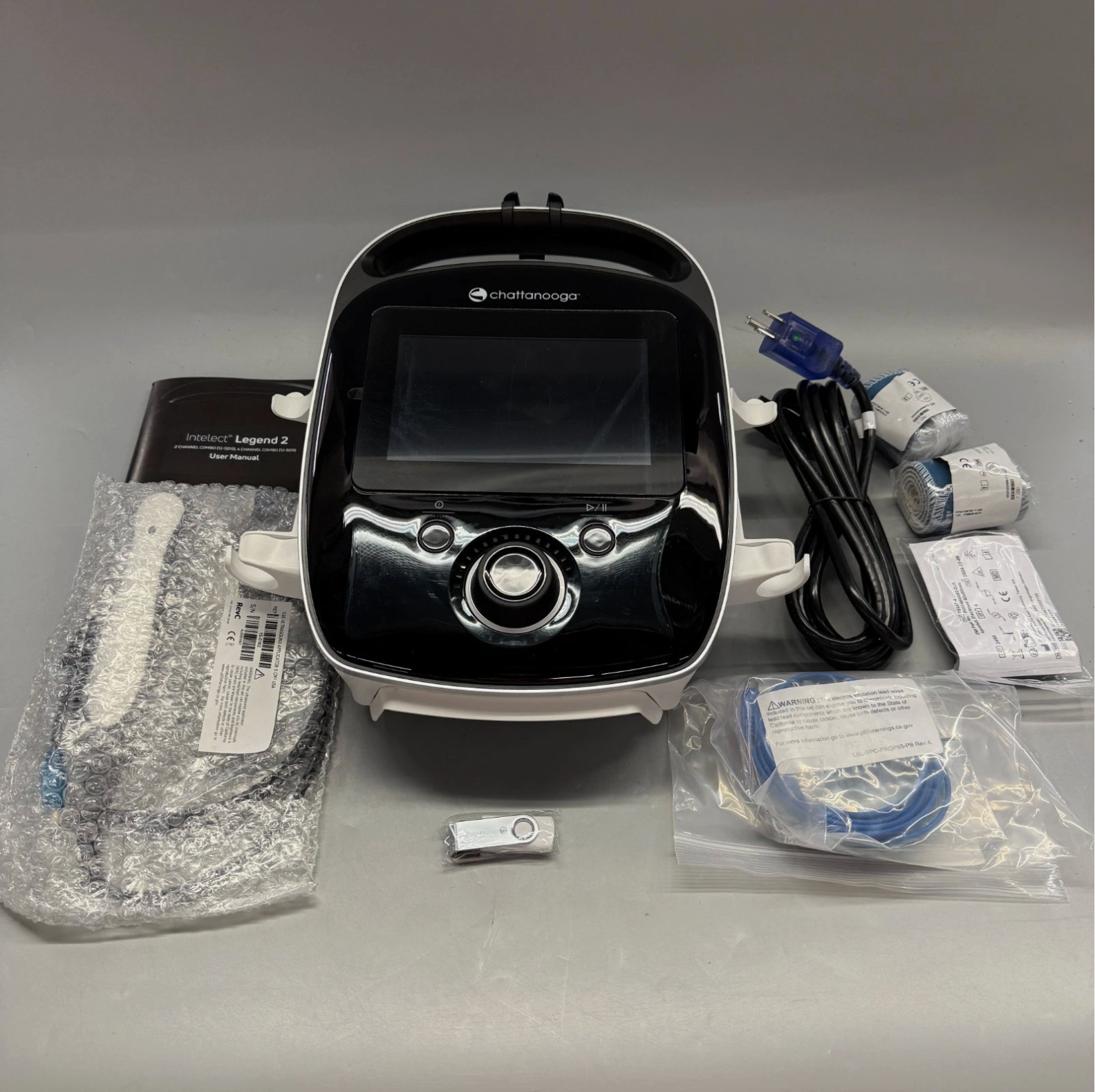 Genuine New Chattanooga Intelect Legend 2-2CH Combo E-Stim and Ultrsound 81-5010