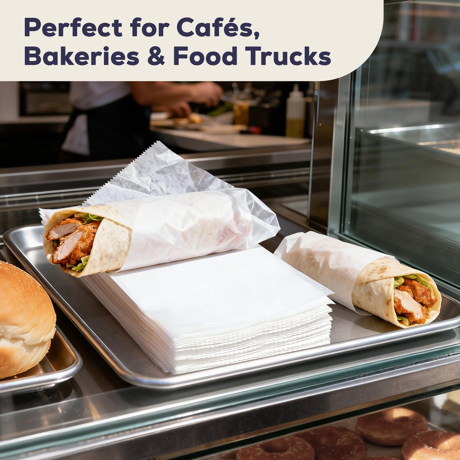 Fit Meal Prep 500 Pack 6 x 10.75 Inches Deli Wax Paper Sheets, 6 x 10.75»
