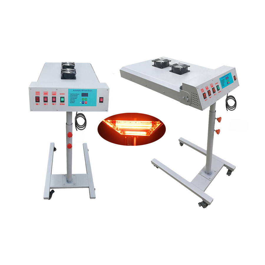 6000W 20″x24″ Automatic IR Flash Dryer Sensor PLC Control Screen Printing USA