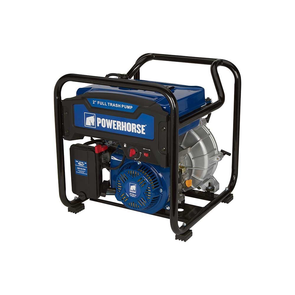 Powerhorse Trash Pump – Extended Run – 2 In. Npt – 183 GPM – 212cc 42 PSI – NEW