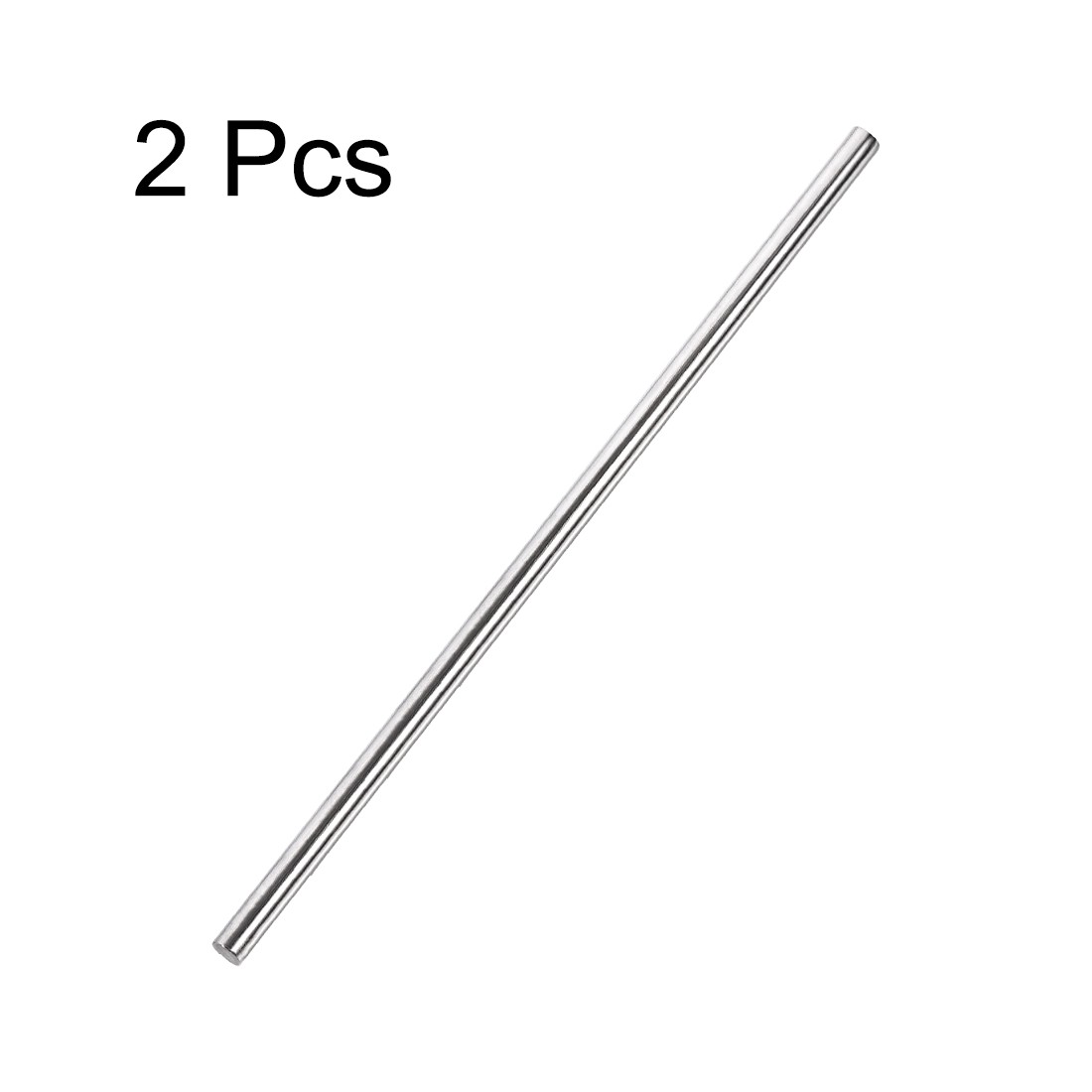 2pcs 5mm x 250mm 304 Stainless Steel Solid Round Rod for RC DIY Craft Tool