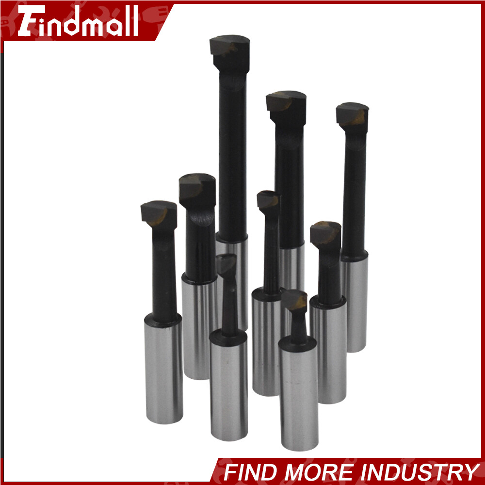 9 PCS 1/2″ BORING BAR SET CARBIDE TIPPED BARS 1/2″ SHANK LATHE TOOL