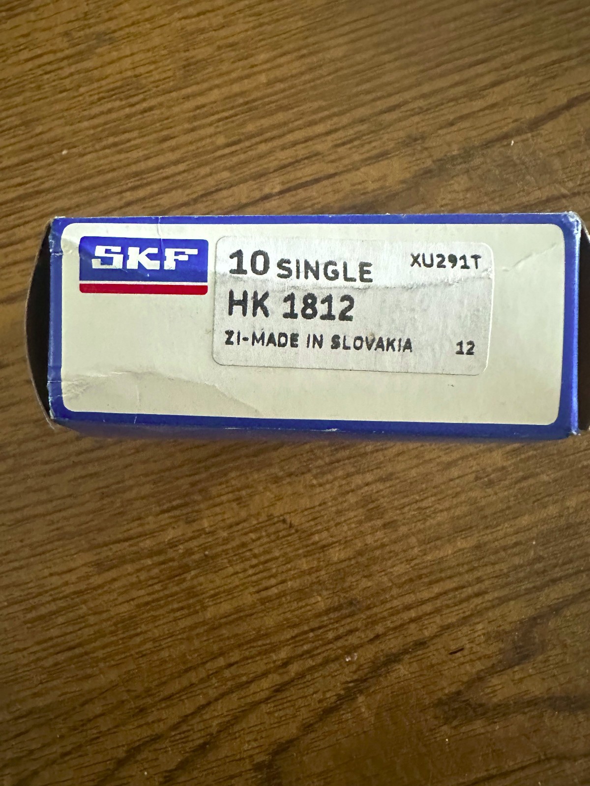 Box of 10 SKF HK1812 Drawn Cup Needle Roller Bearings 18x24x12mm