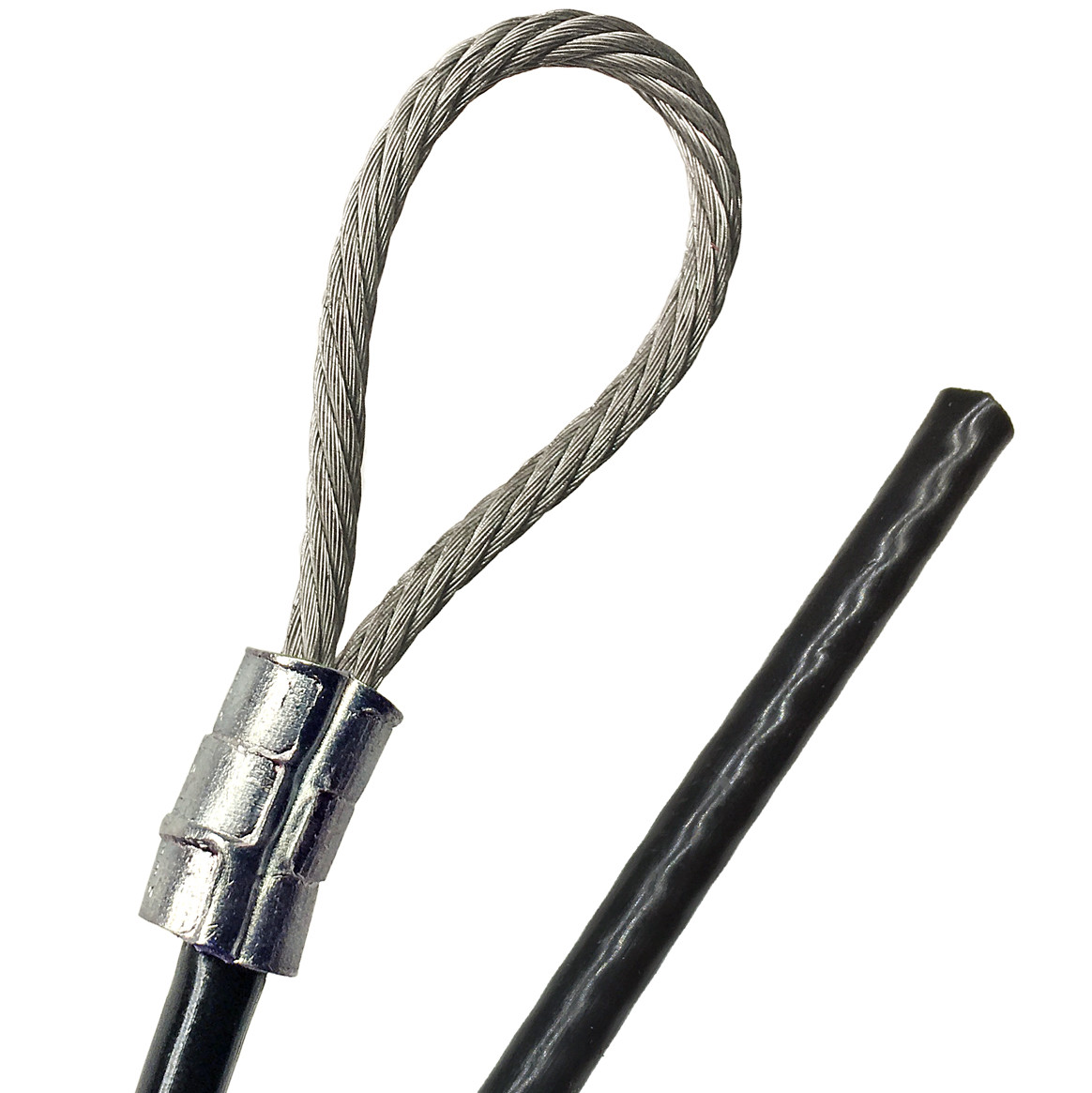 Black Vinyl Coated Galvanized Steel Cable 1/8″-3/16″ Diameter 7×19 Strand