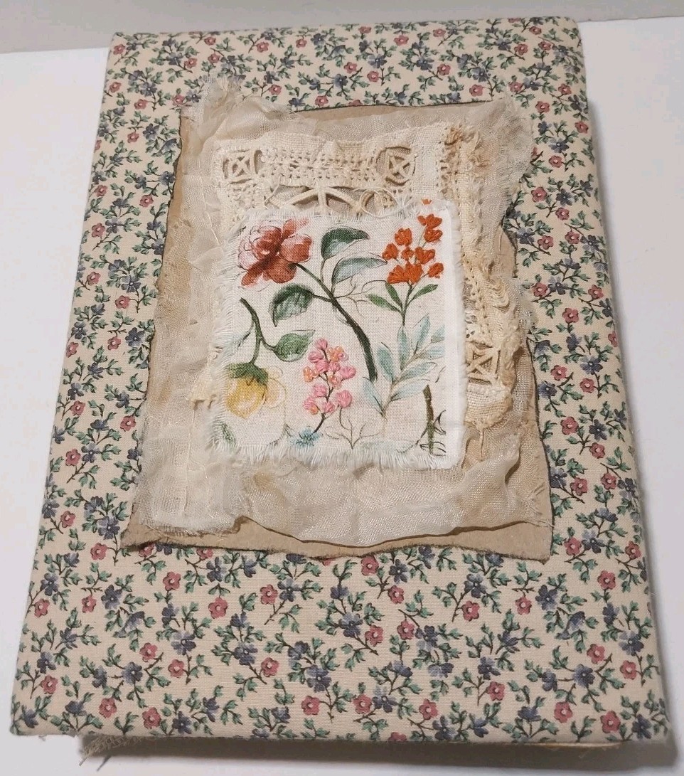 Junk Journal Antique Vtg. Ephemera Handmade Book Lg 9.5″x6.5″ Mother’s Day Gift