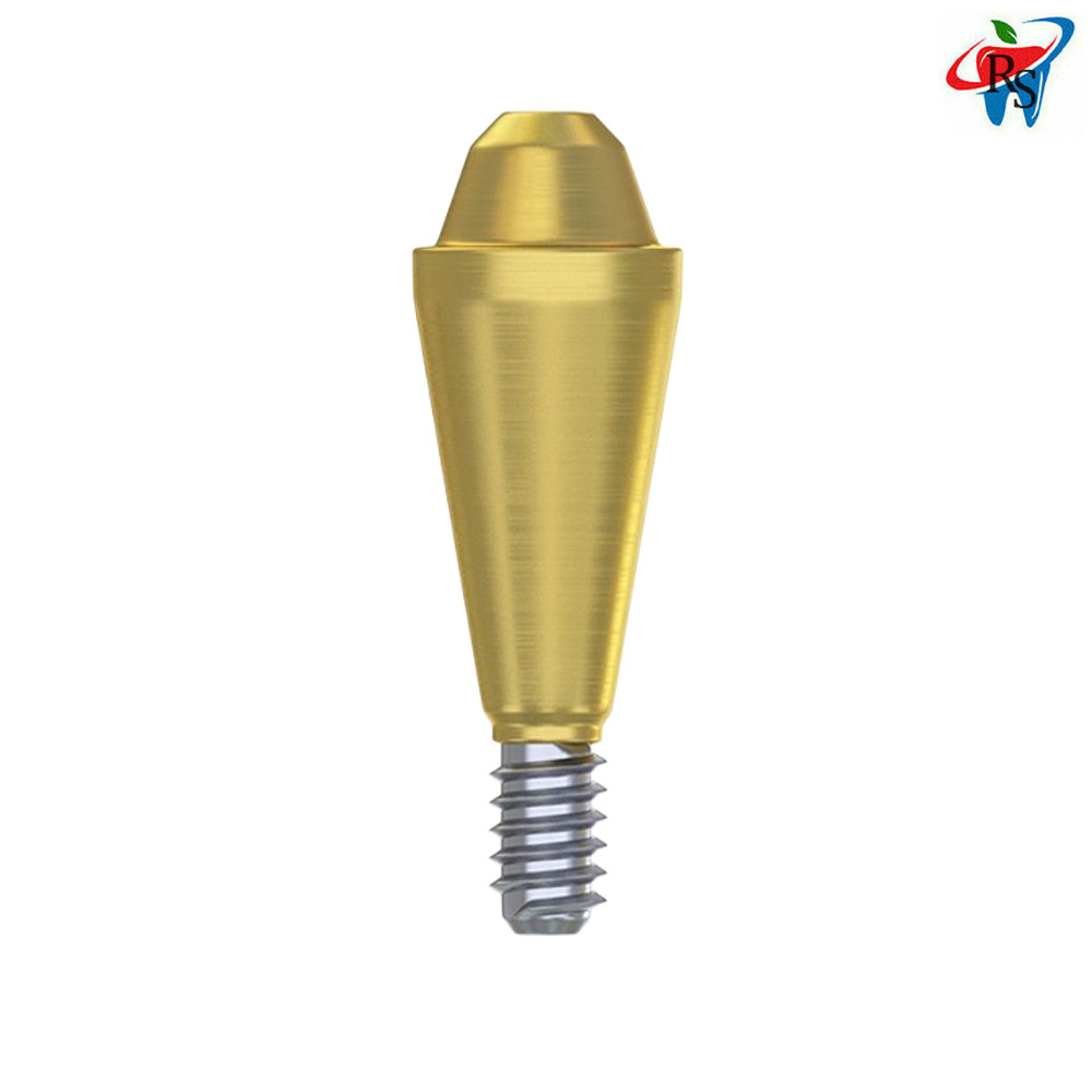 1x Kit Prosthetic Straight Multi Unit 1.6 NP Conical Connection 2.25 Titanium