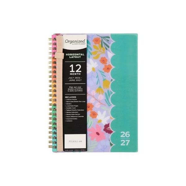 5.4531"x8.265" Organized Color Beat Floral Small 2026-2027