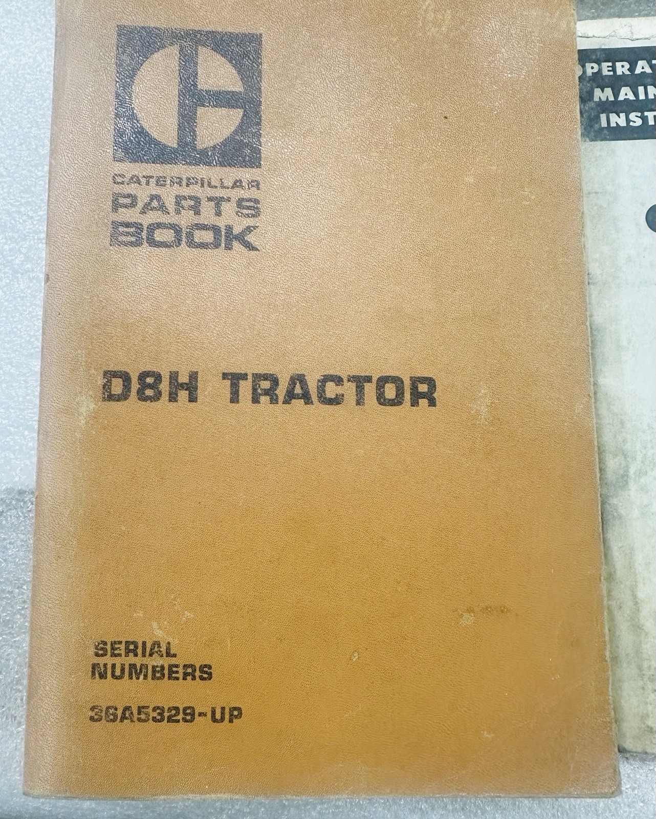Caterpillar D8 D8K D8H Tractor Manual Operation Maint. & Parts Book – Lot of 6