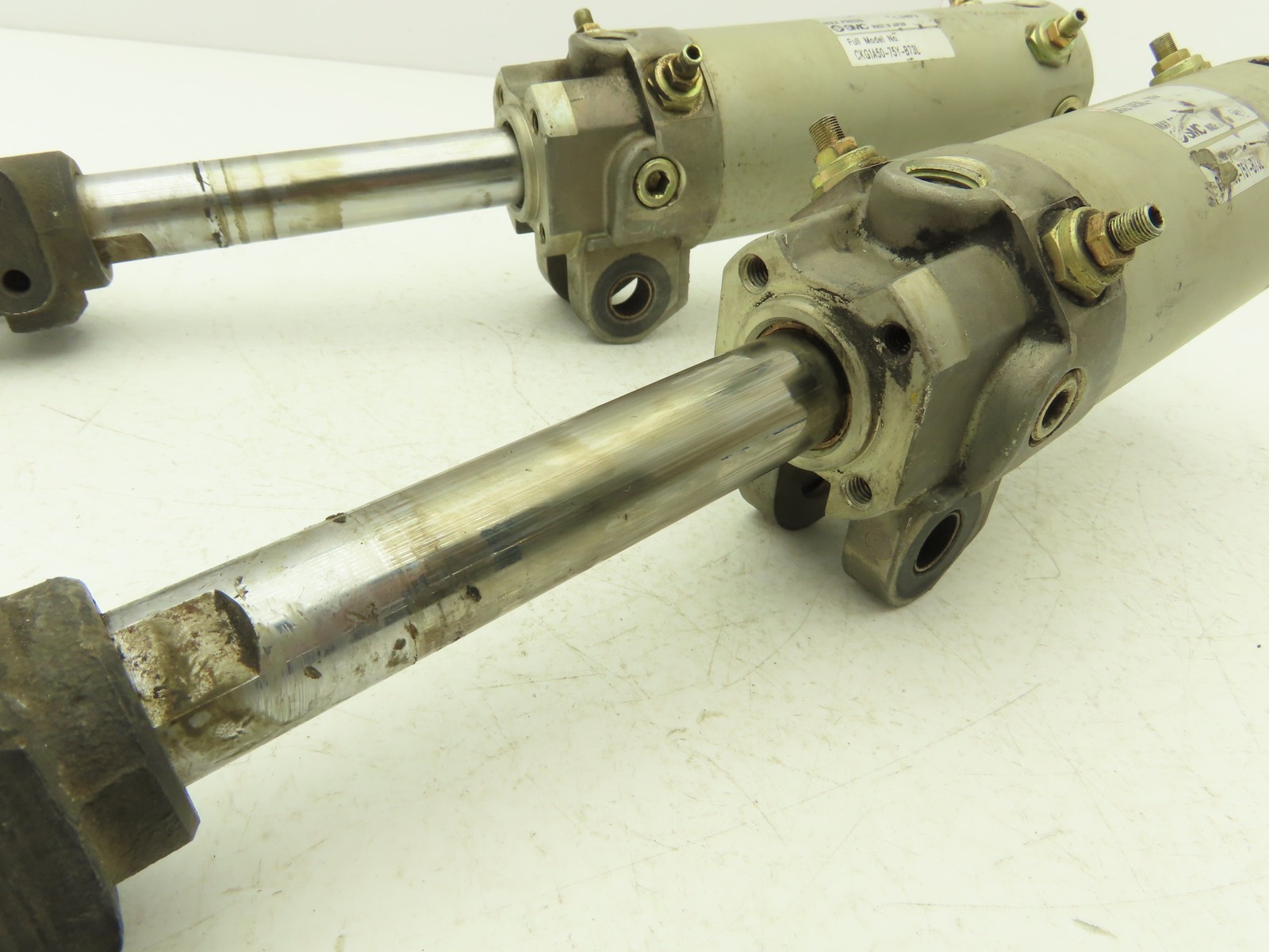 SMC CKG1A50-75Y Pneumatic Air Clamp Cylinder 50mm Bore 75mm Stroke Lot of 2