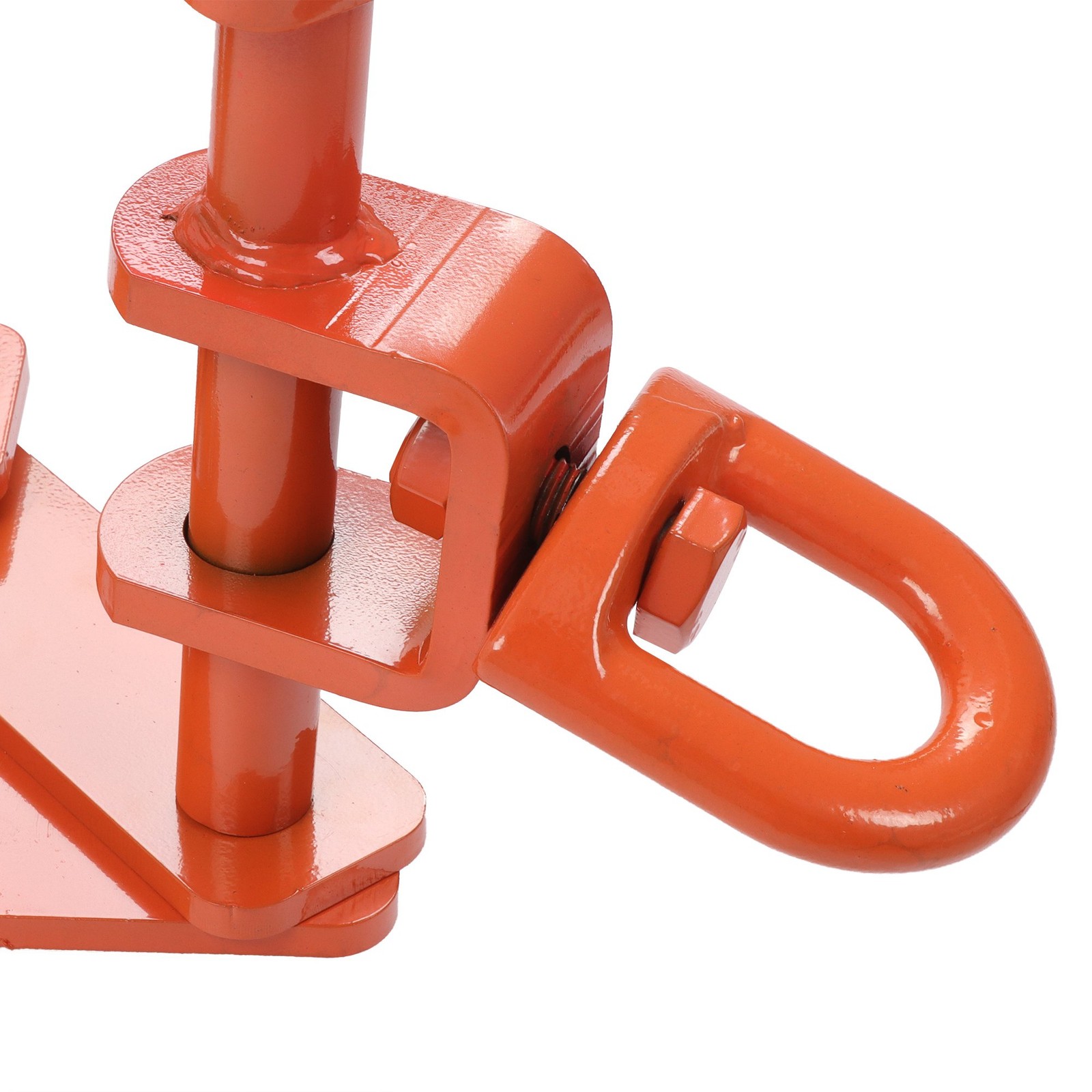 36in Log Lifting Tongs 4 Serrated Claw Heavy Duty Steel Swivel Dragging Tongs