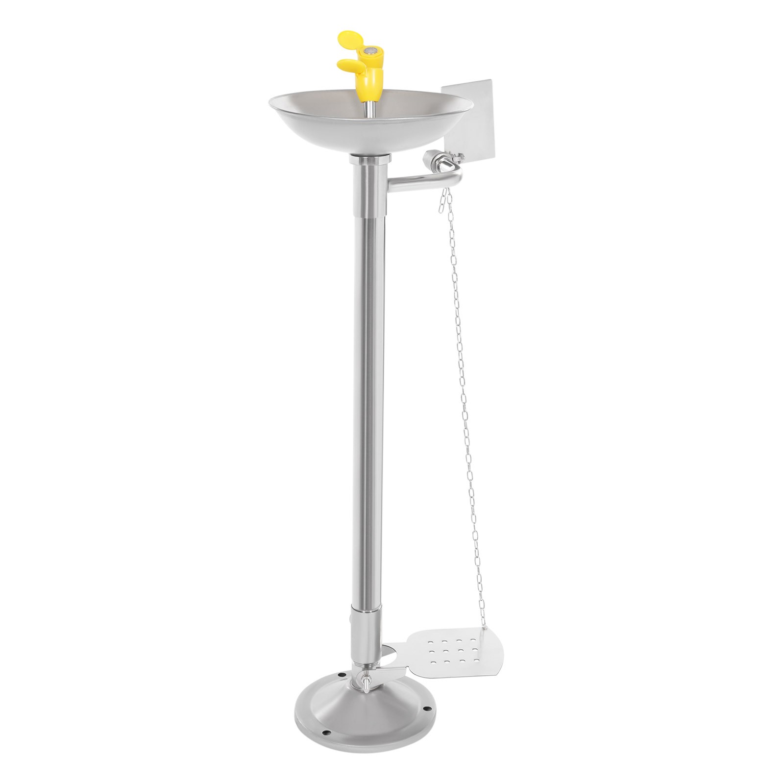 Eye Wash Station 304 Stainless Steel Emergency Eyewash Station Floor Standing