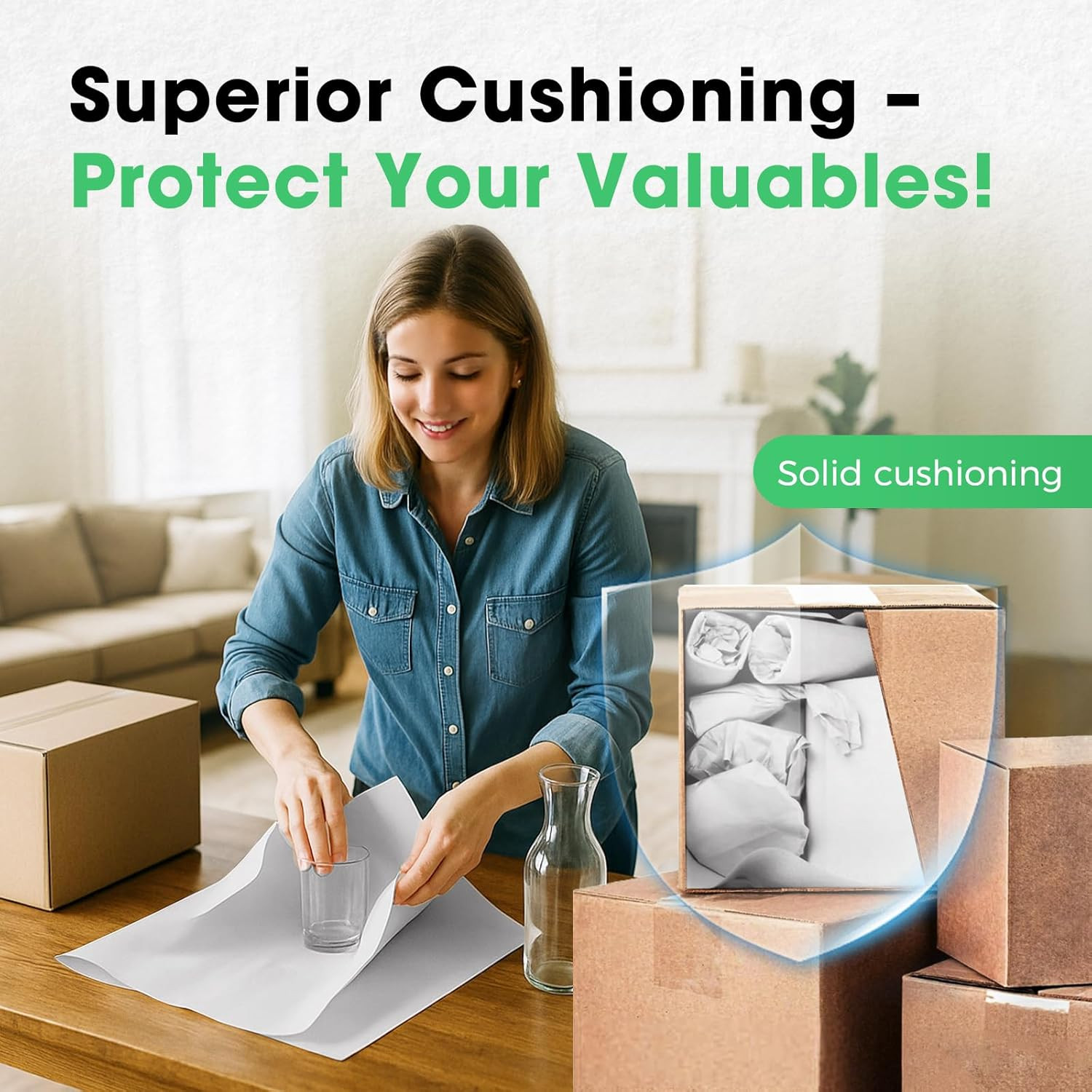 200 Sheets Packing Paper for Moving Newsprint Packing Paper Sheets for Shipping