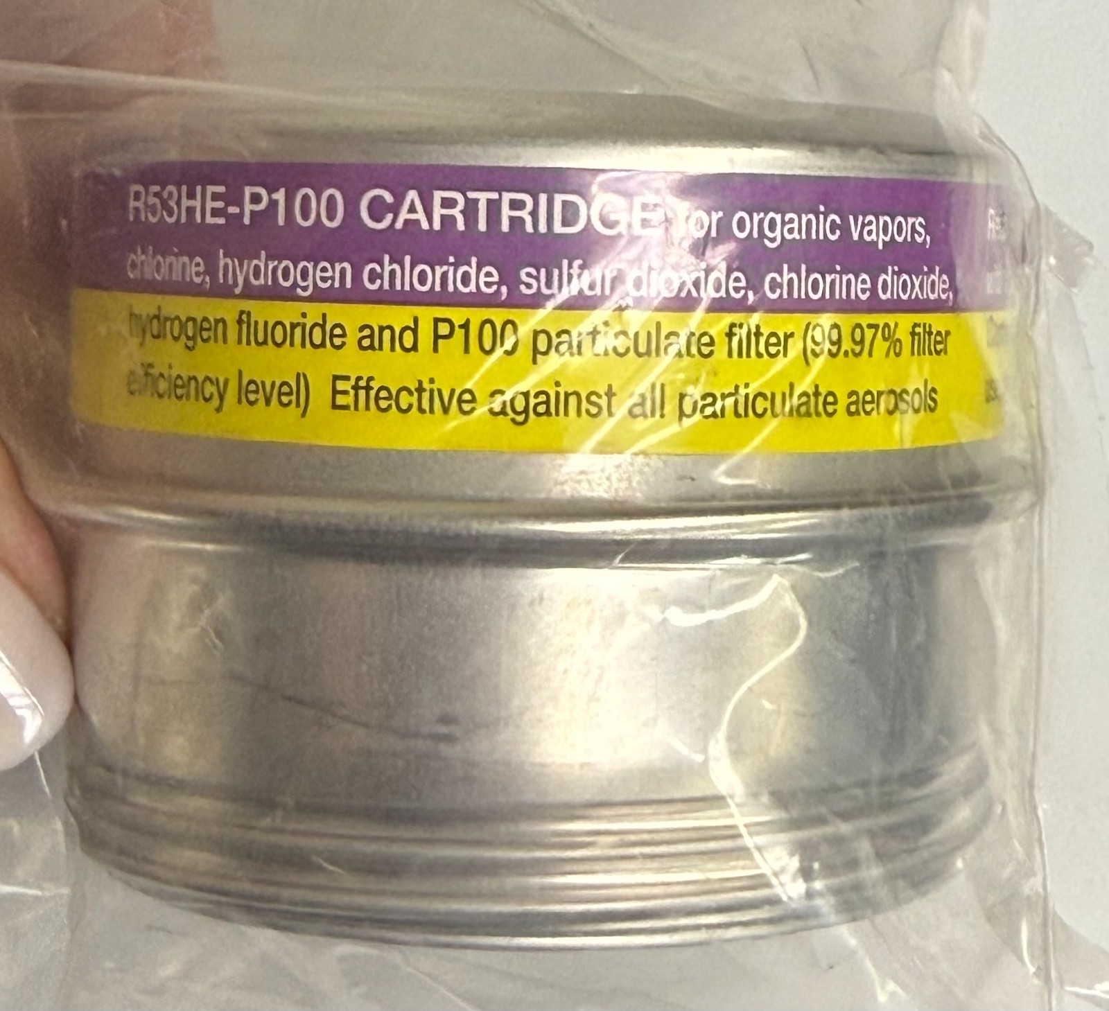 AO SAFETY R53HE-P100 Replacement Cartridges – 2 pack