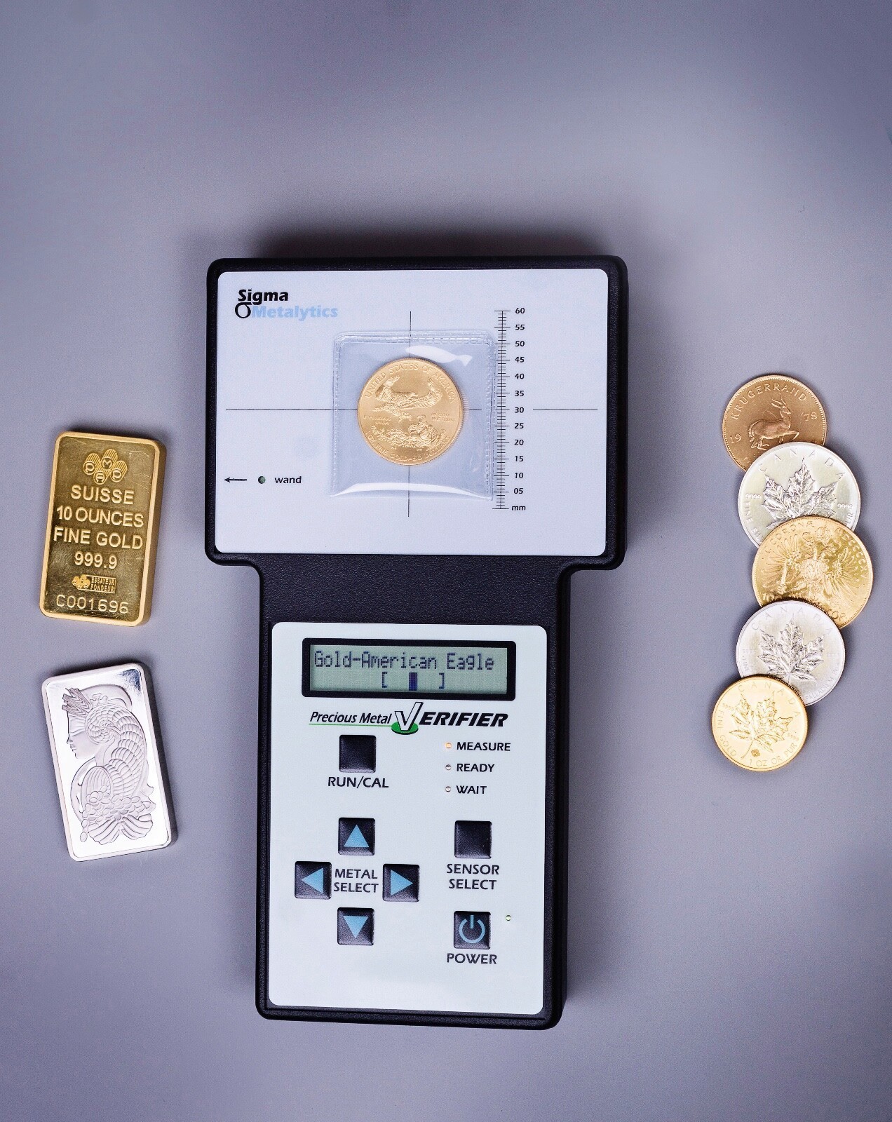 Sigma Metalytics Precious Metal Verifier 3 Wand Bullion Set w Case Warranty