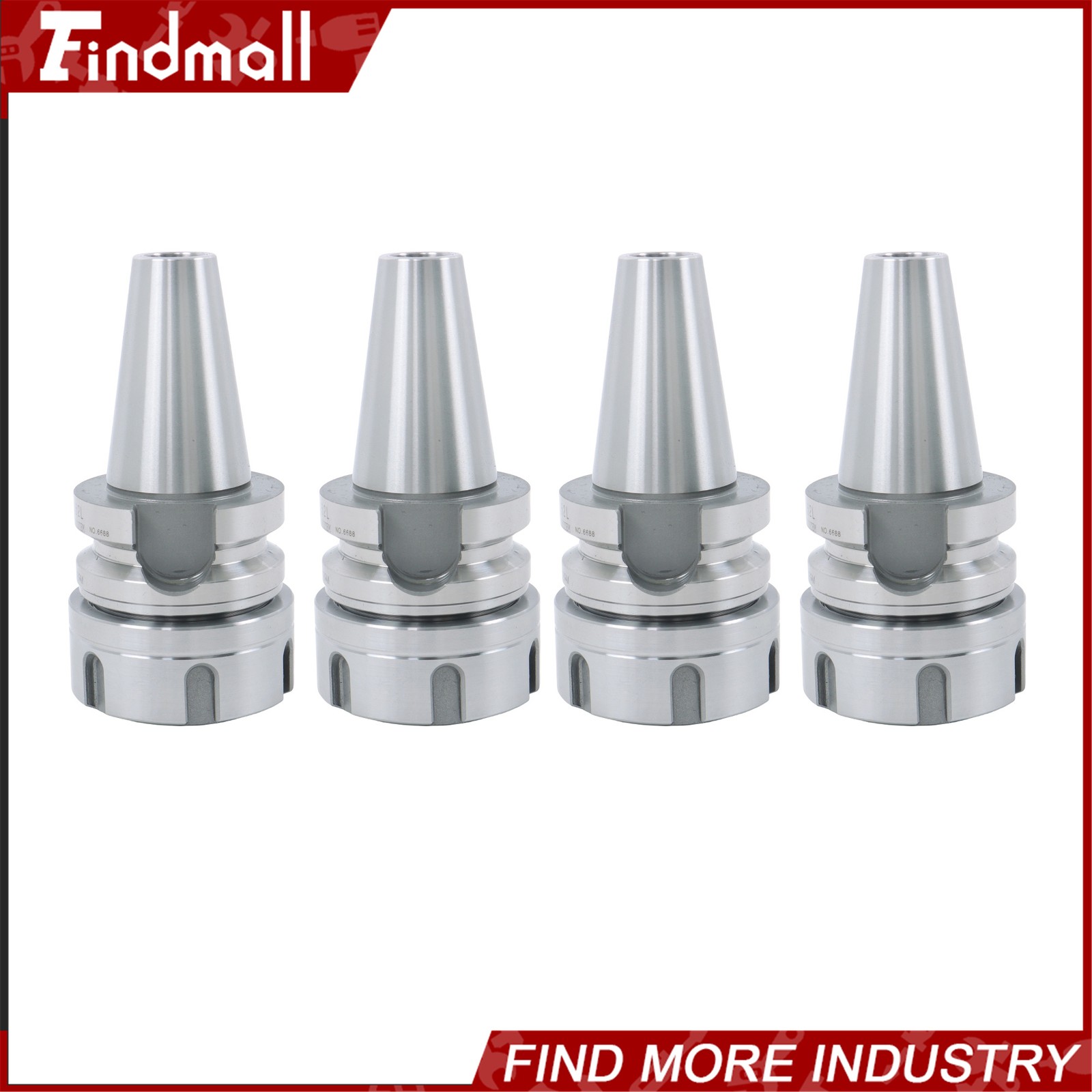 Findmall BT30 ER32 Tool Holder 4 Pack Set 2.05 Inch G2.5 Balanced 20000RPM