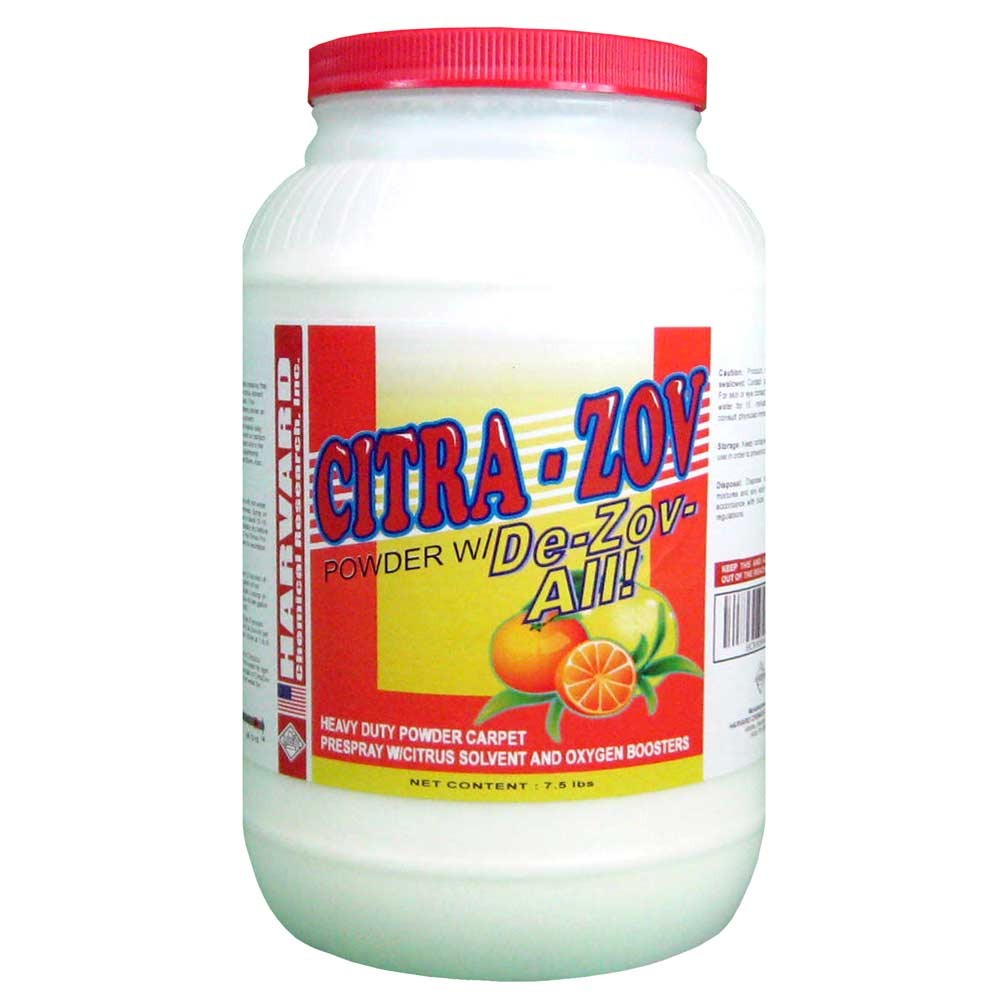 1 JAR HARVARD CHEMICAL CITRAZOV HIGH PH CARPET PRESPRAY POWDER CITRUS CITRA-ZOV