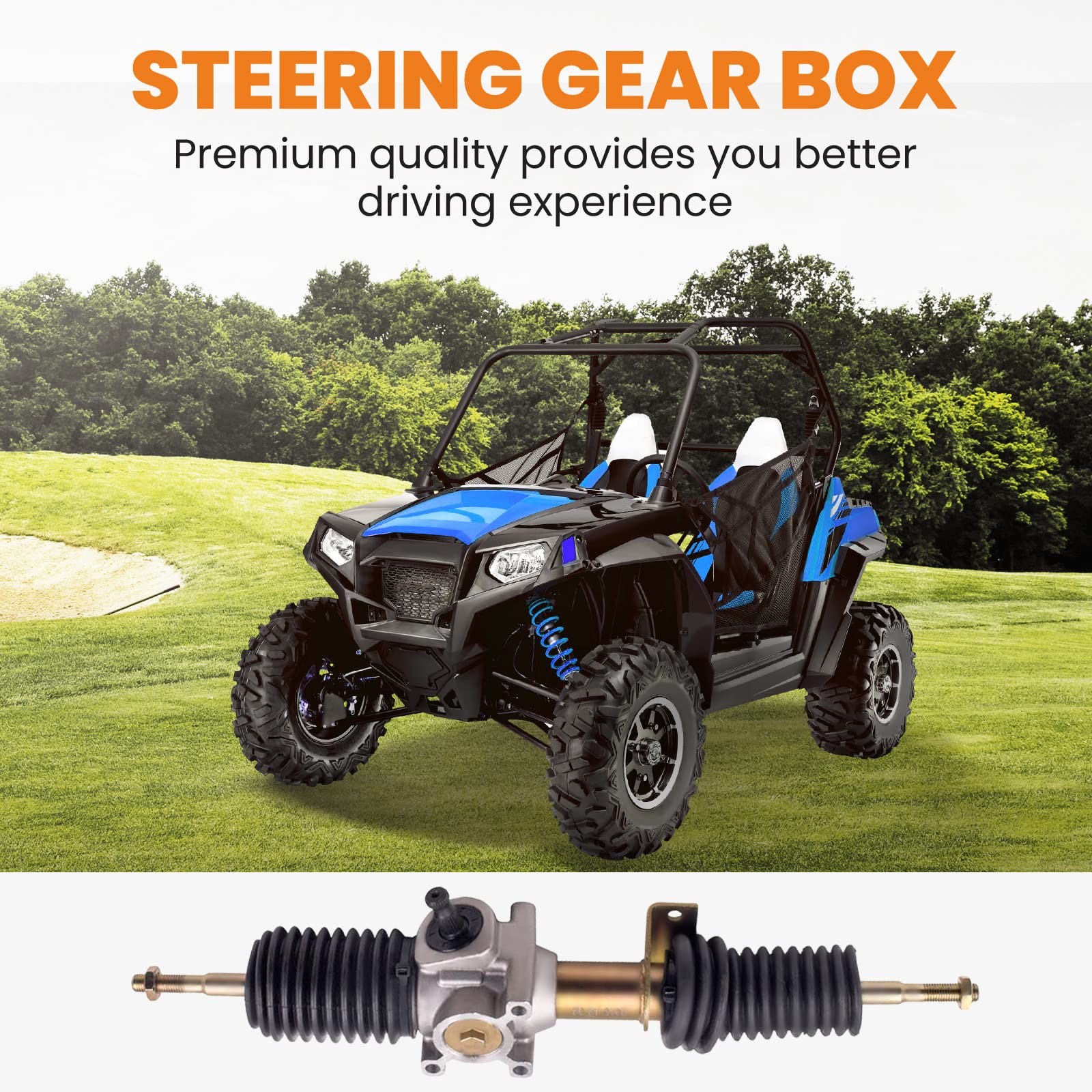 Steering Rack Pinion Tie Rod Ends Polaris RZR S 800 EFI/RZR 4 800 EFI 2009-2014