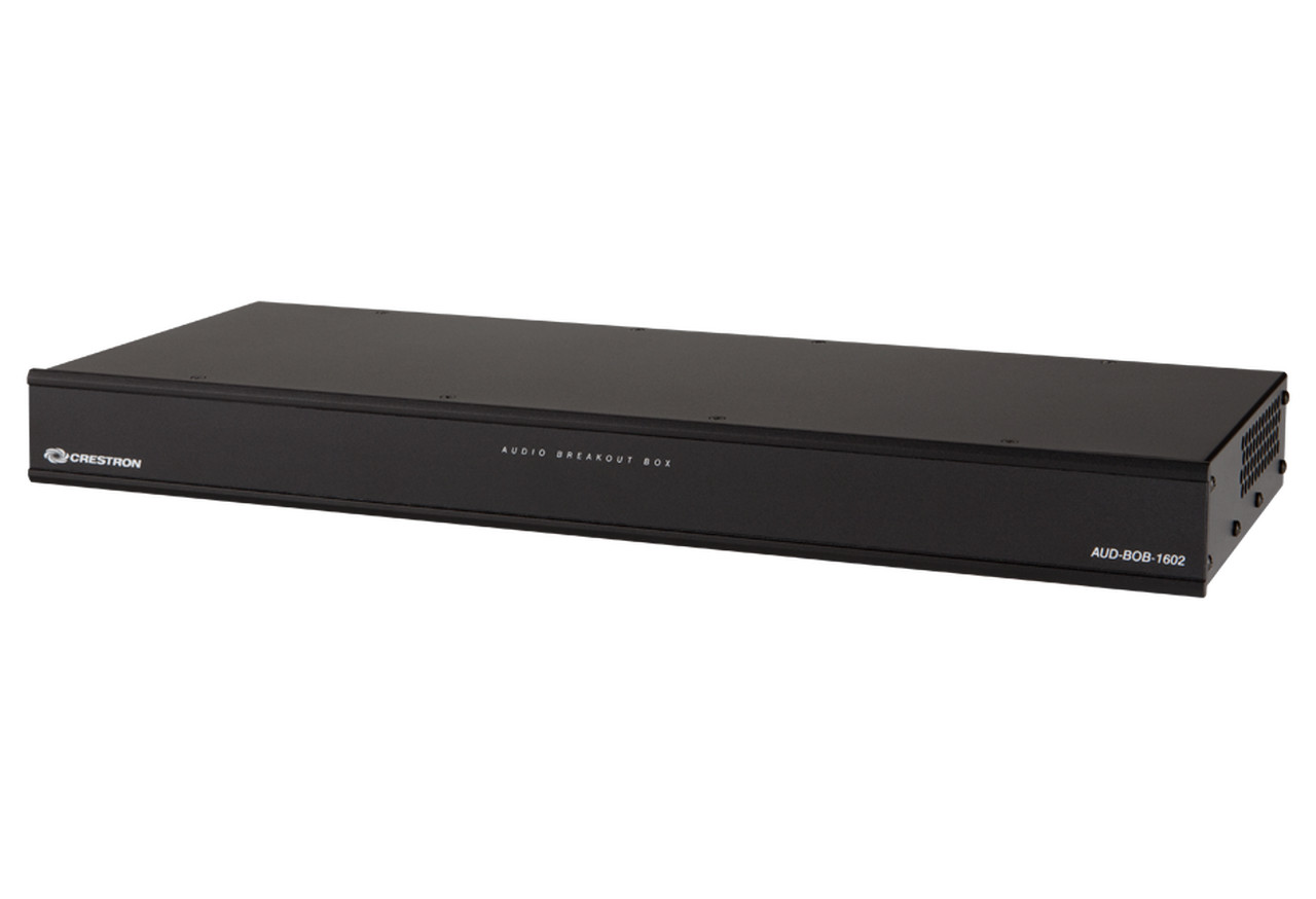 Crestron AUD-BOB-1602 CBL20 Pak Kit 16-Channel Audio Breakout Box – NIB