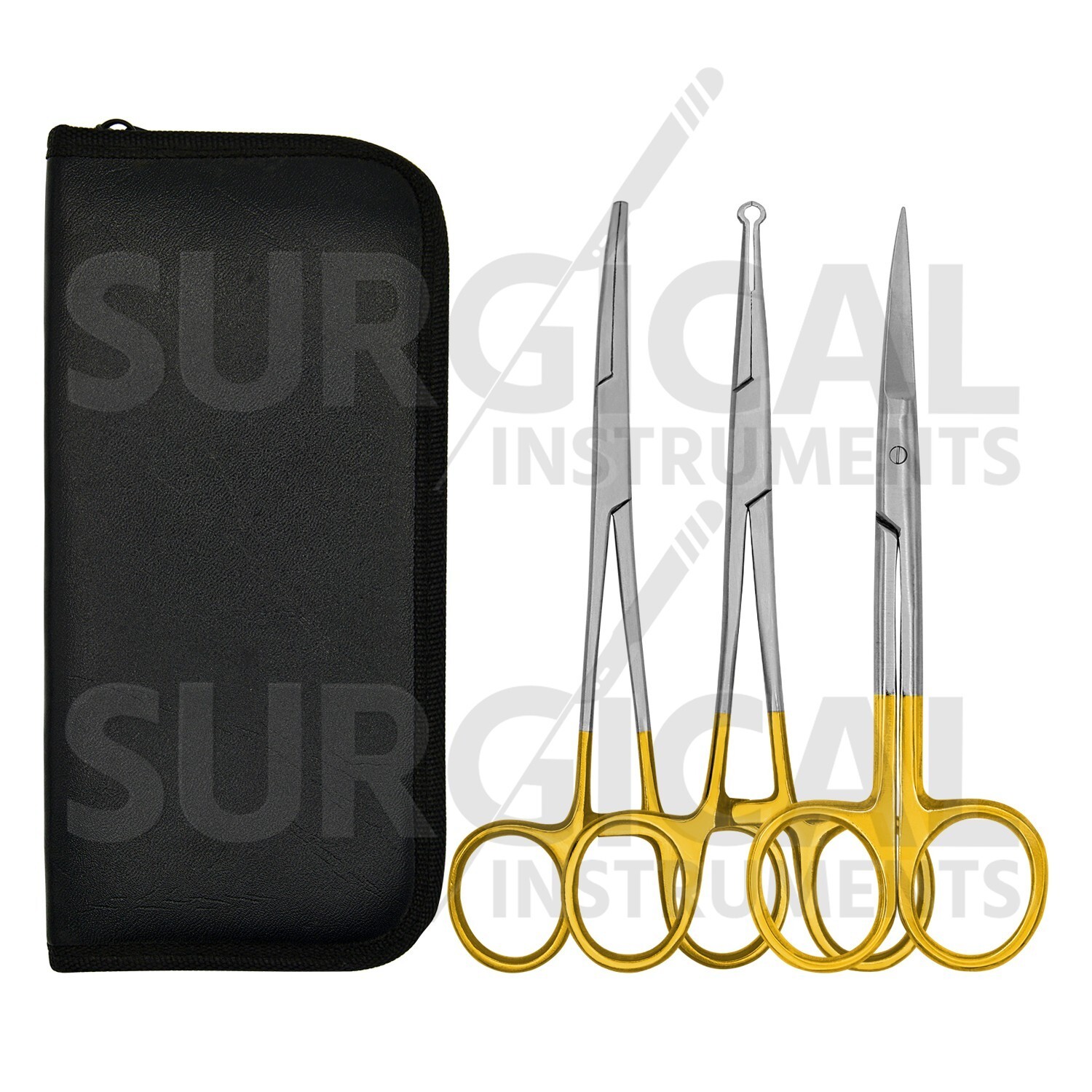 3 Pieces Sutureless Vasectomy Surgery Set Surgical Instruments German Grade