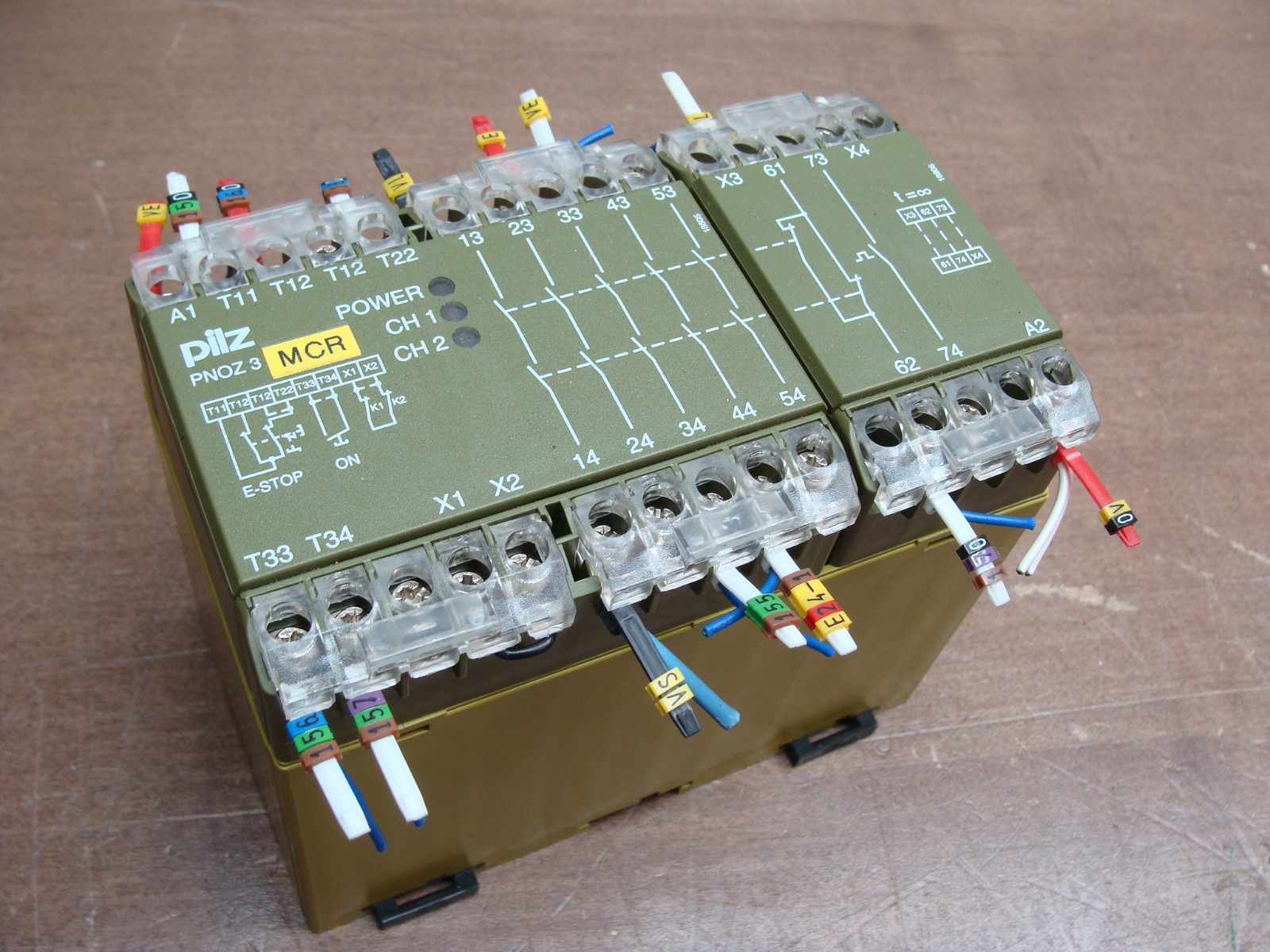 PILZ PNOZ 3 24V DC 5S10 SAFETY RELAY 474894 24VDC