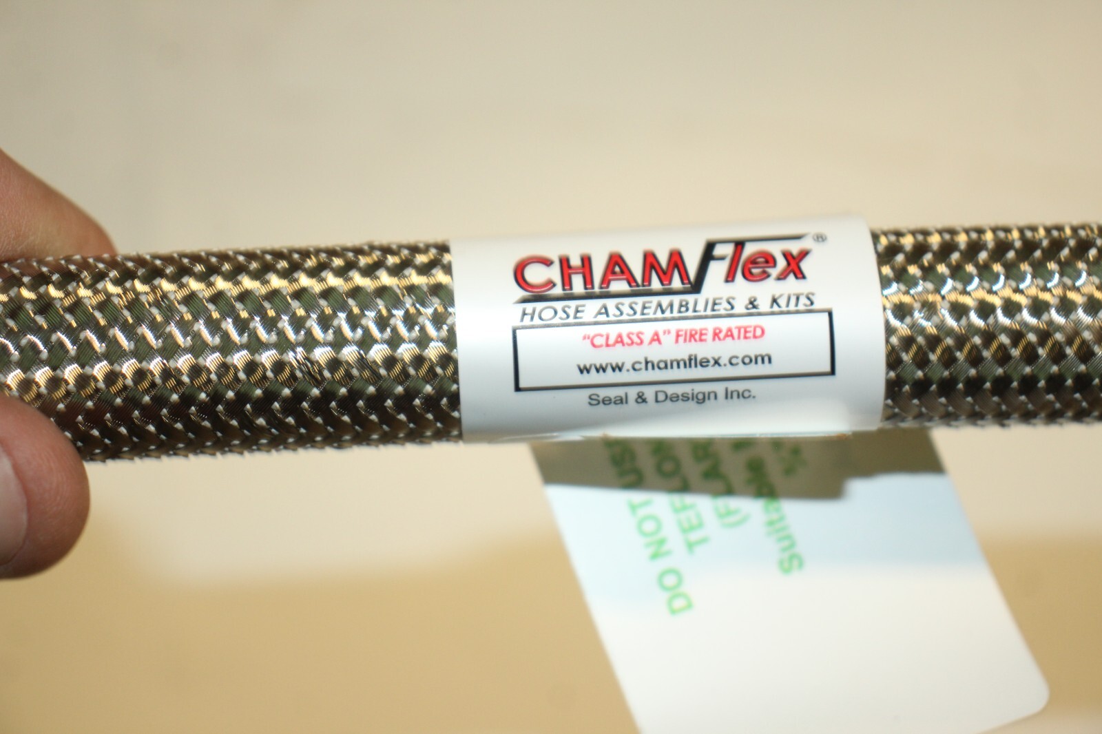 Daikin 061269004 3′ 3/4″ Steel Braided Hose ChamFlex Class A Fire Rated HVAC