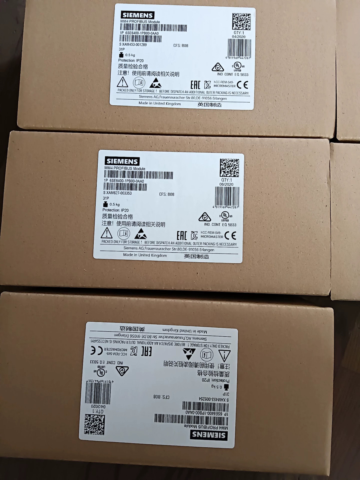 6SE6400-1PB00-0AA0 New Original SIEMENS 6SE6400-1PB00-0AA0 SAME DAY SHIPPING