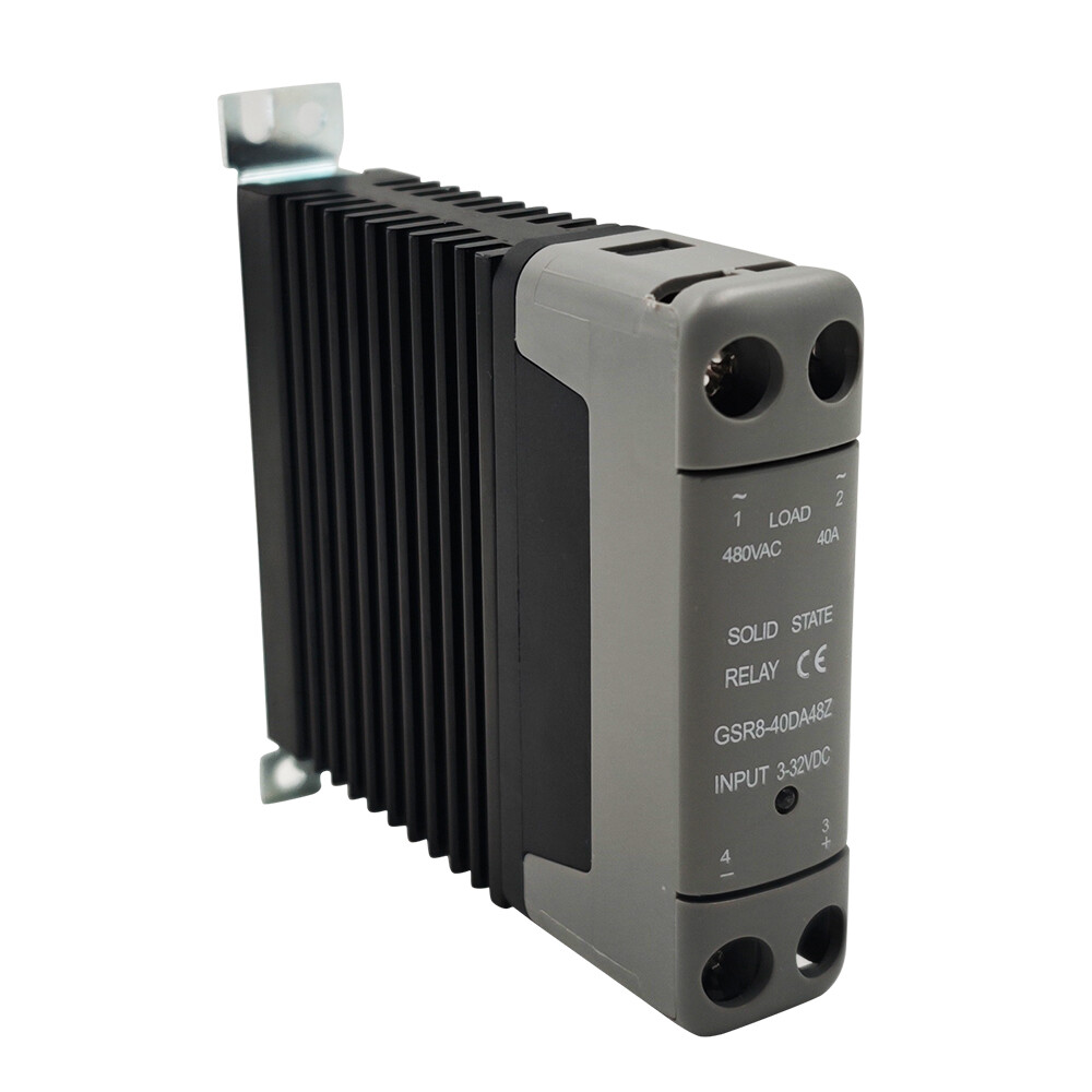 Solid State Relay With Heat Sink GSR8-40DA48Z input 3-32VDC ouput 40A/24-480VAC