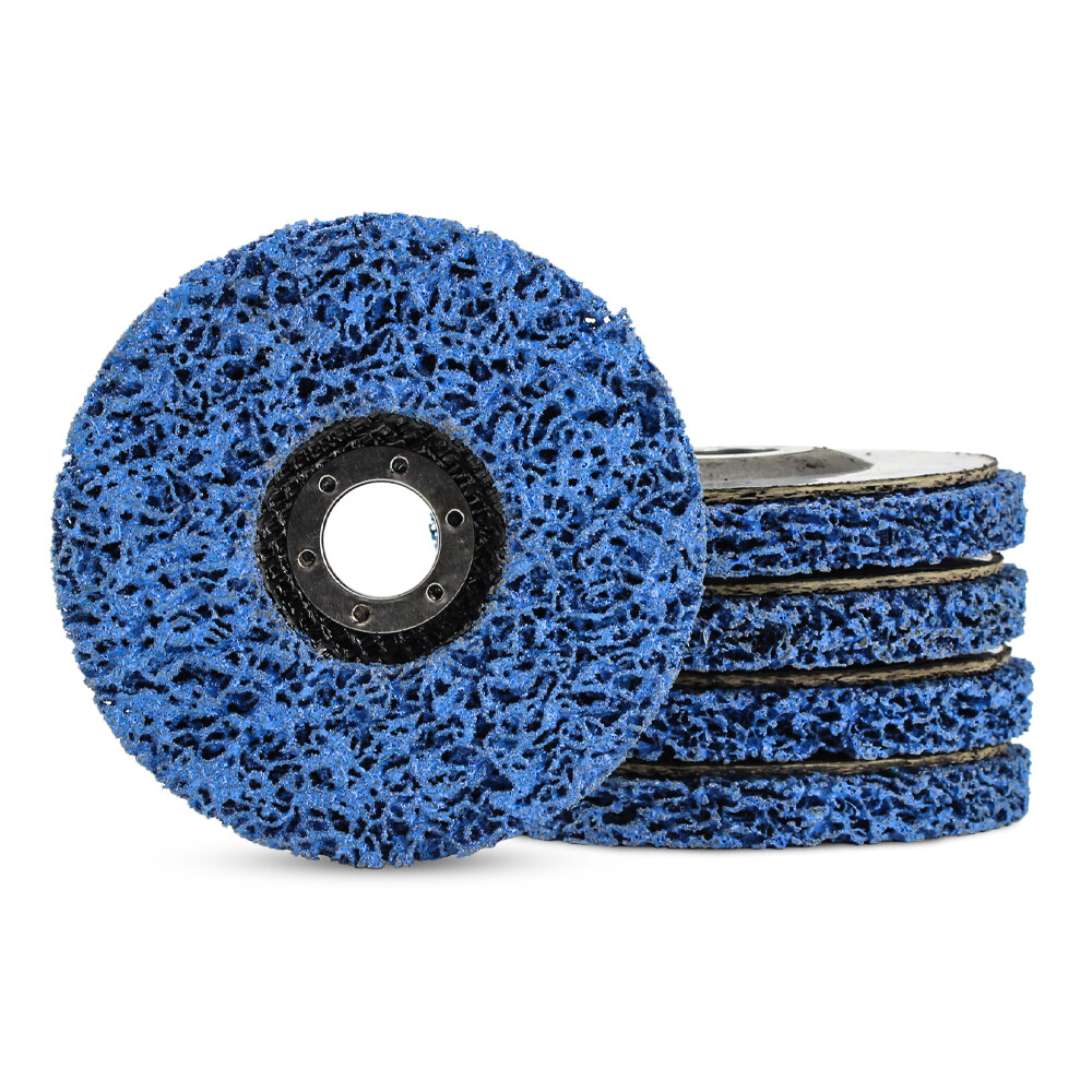 10 Pack- 5″ x 7/8″ Black Hawk Clean & Strip Discs Paint and Rust Removing Wheels