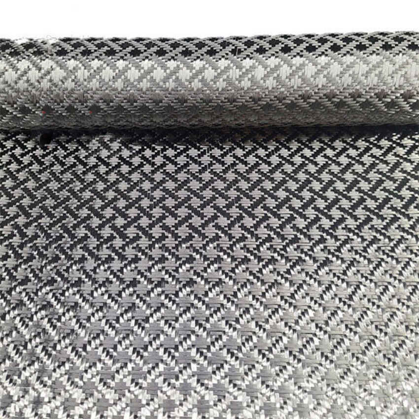 Carbon Fiber X shape Jacquard Fabric Cloth 240gsm Carbon cloth 100cm*100cm