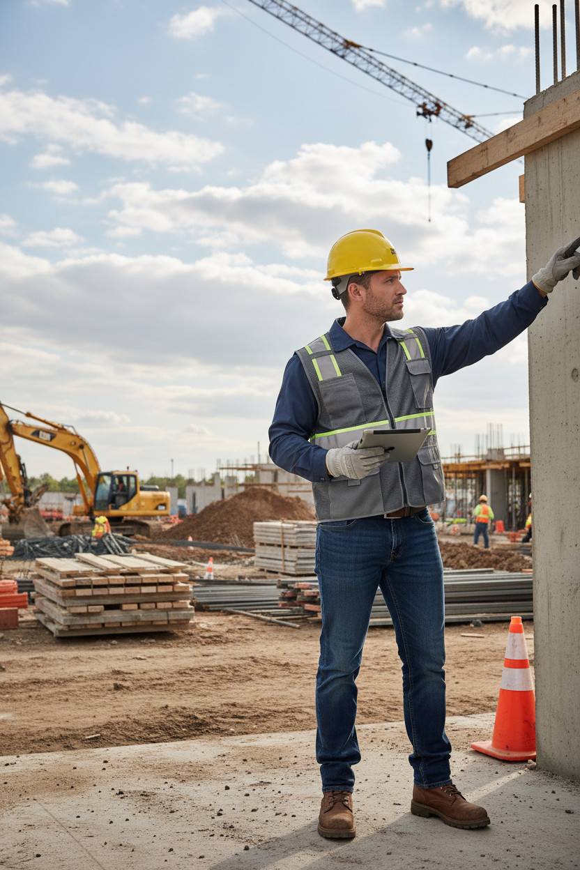 Grey Two Tones Safety Vest ,With Multi-Pocket Tool