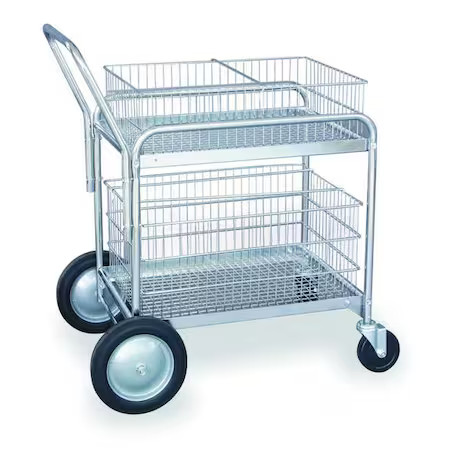 Mail Cart, 30 In. L X 23 In. W X 38 In. H, 1Ecj7