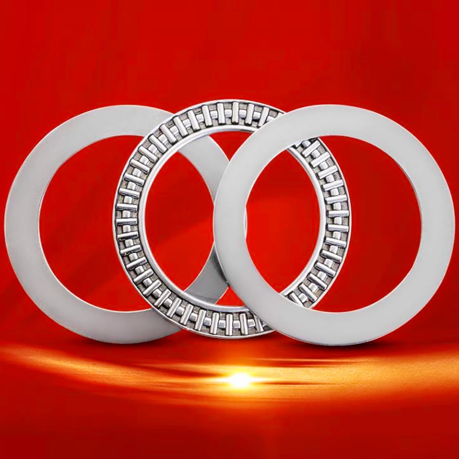 2 Sets AXK2035 Thrust Needle Roller Bearings with Washers 20mm Bore 35mm OD
