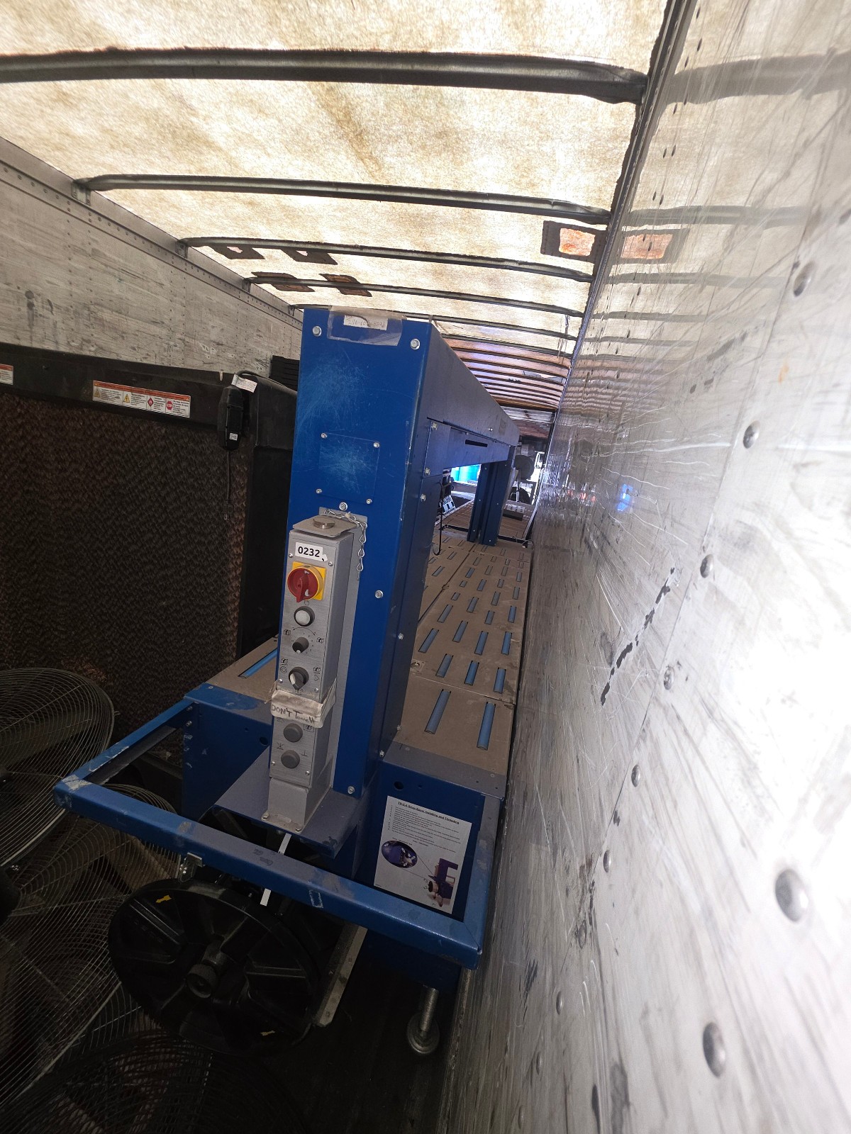 Mosca evolution strapping machine 124″x29″1/2 x 71″ working condition