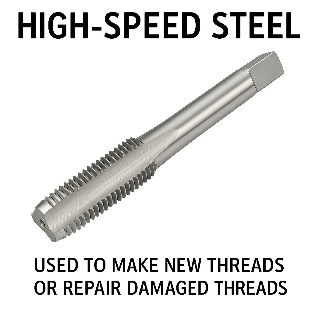 M12 x 1.25 Metric Tap and Die Set HSS Machine GCr15 Alloy M12x1.25