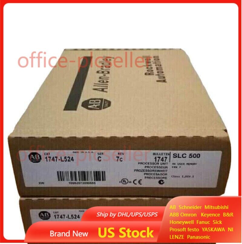 NEW Allen Bradley 1747-L524 SER C SLC 500 CPU PROCESSOR UNIT MODULE 1747L524