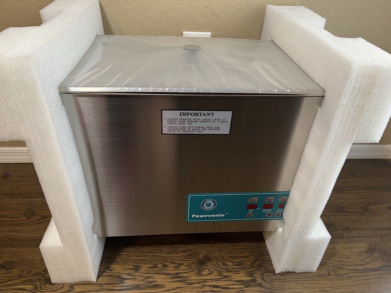 Crest Steris CRT552A Digital Powersonic Reliance Digital Ultrasonic Cleaner NEW