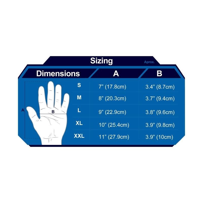 General Electric Unisex Crinkle Dipped Gloves Blue/Gray LARGE 2 PAIRS