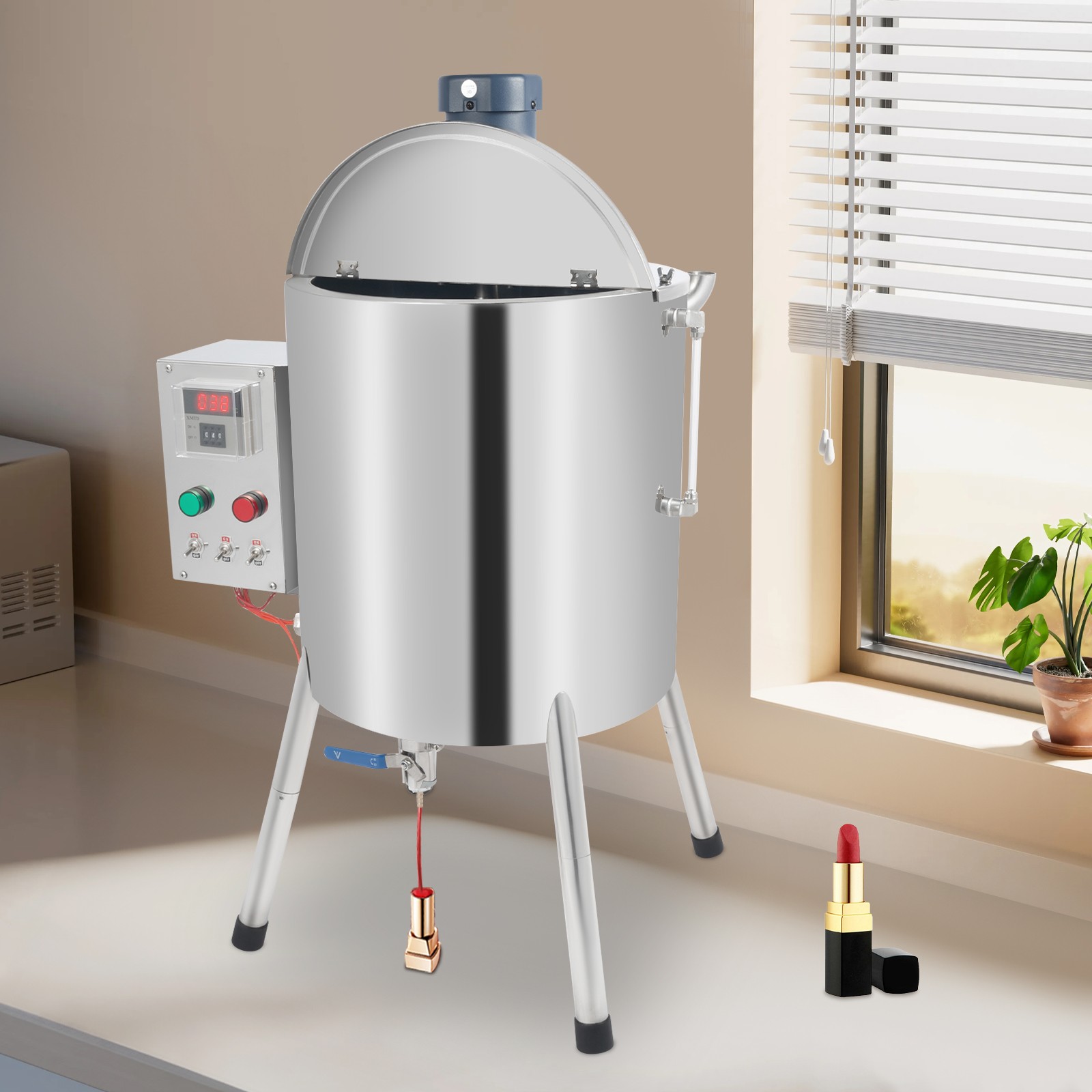 Liquid Filling Machine Bottle Filler Heating Mixing Filling Machine 30L/8gal
