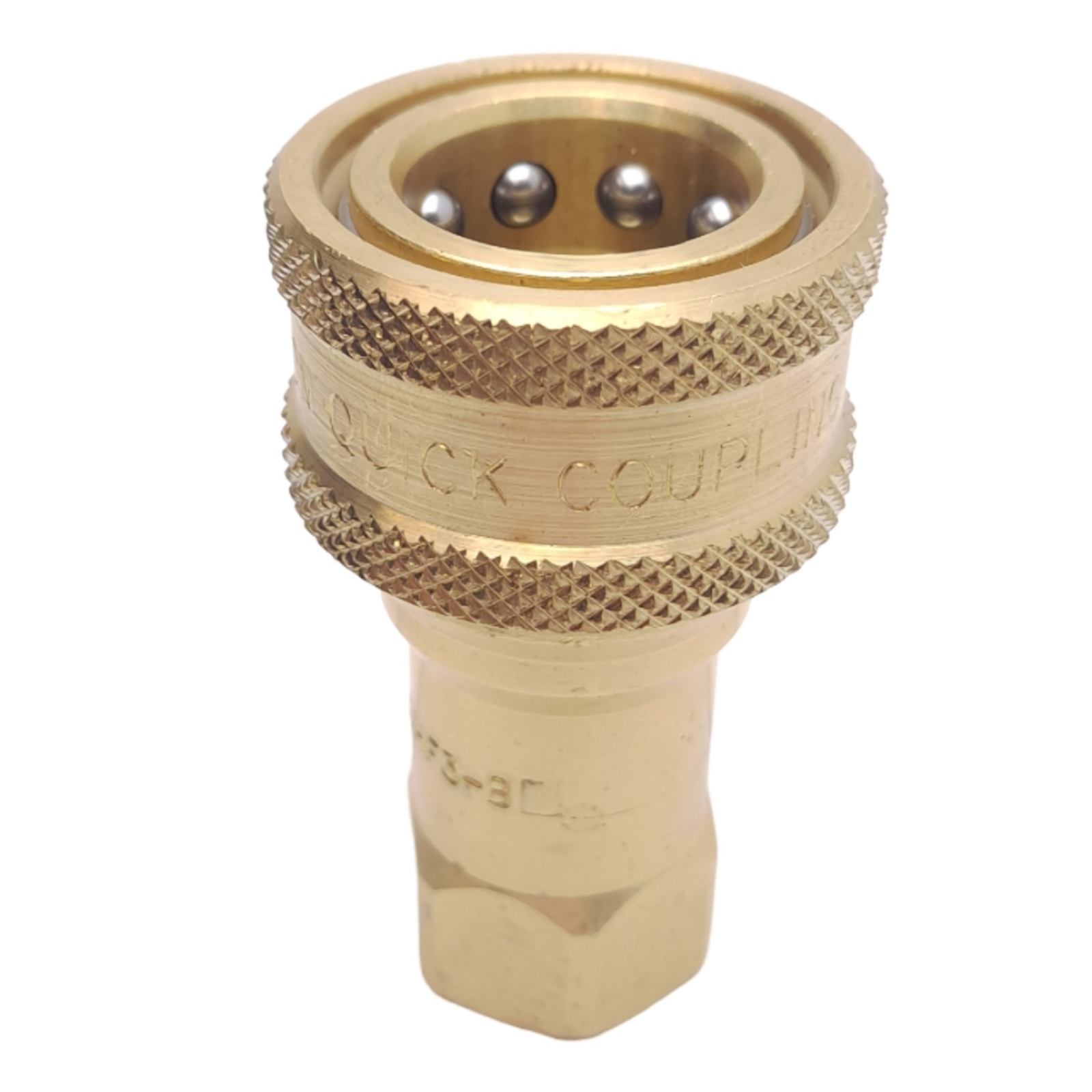 Dixon 3HF3-B ISO-B Poppet Valve Female Quick Coupler, ø3/8in, 3/8 NPTF, 3000 PSI